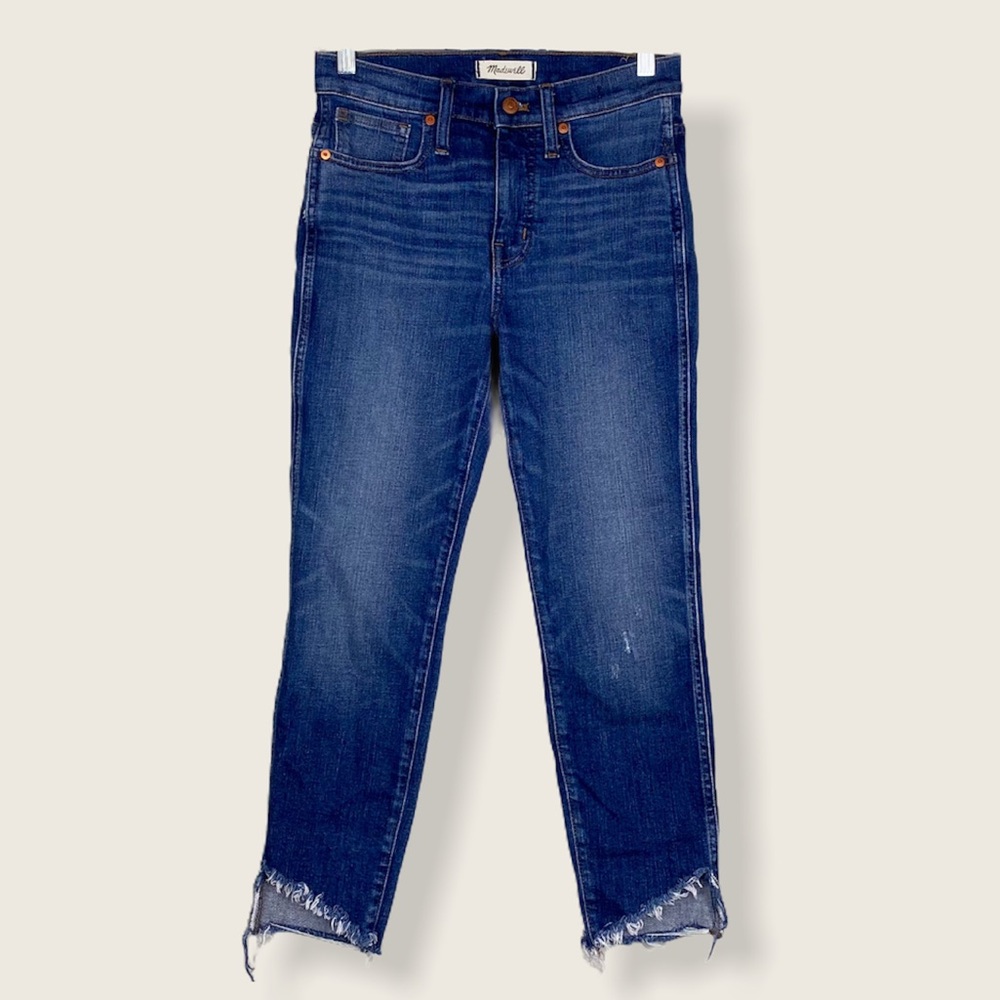 Madewell 10” High Rise Cutout Tulip Hem Size 26P